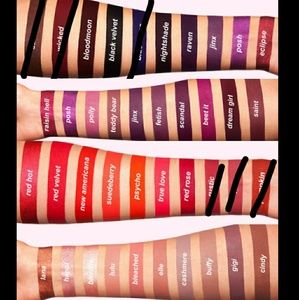 Lime crime lipsticks